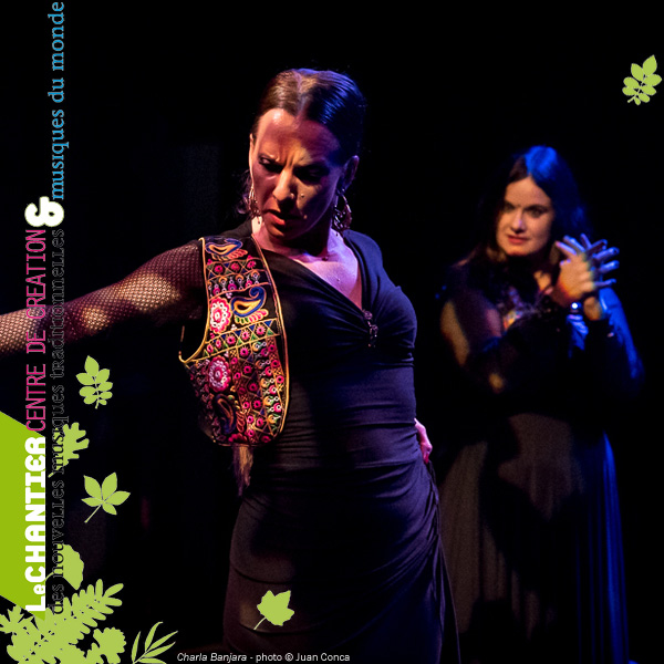Charla Banjara (Maria Robin, Shadi Fathi & La Fabia) - Flamenco / Inde © Juan Conca