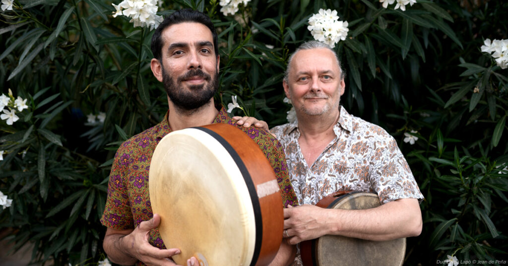 Duò Lavoà Lapò Manu Theron / Damien Toumi - Vocalites occitanes - La voix et la peau © Jean de la Peña
